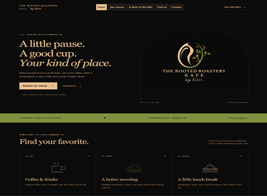 Kafe by Kari website preview